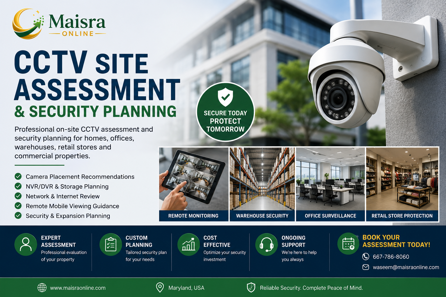 CCTV Site Assessment & Security Planning